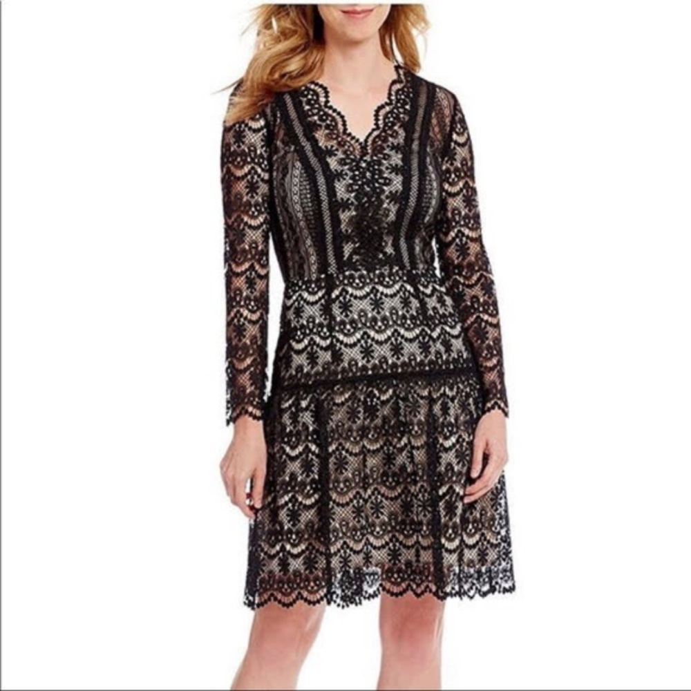 Mika Mendel Seanna Black Lace Dress